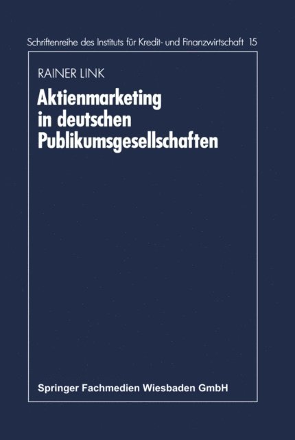 Rainer Link - Aktienmarketing in deutschen Publikumsgesellschaften, E-bok