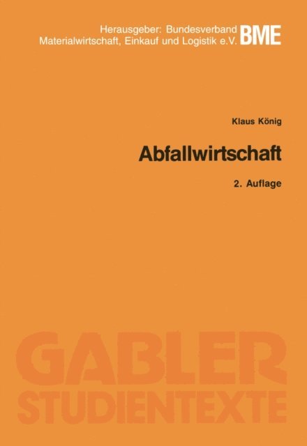 Klaus Konig - Abfallwirtschaft, E-bok