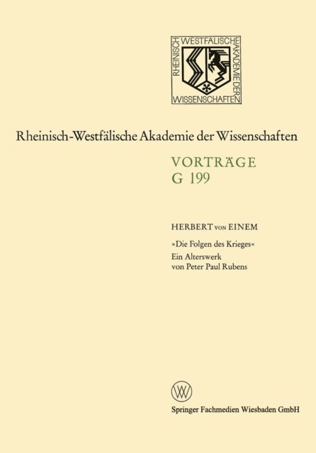 Herbert ?von? Einem - «Die Folgen des Krieges», E-bok