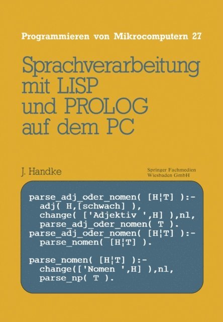 Jurgen Handke - Sprachverarbeitung, E-bok