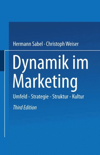 Christoph Weiser, Hermann Sabel - Dynamik im Marketing, E-bok