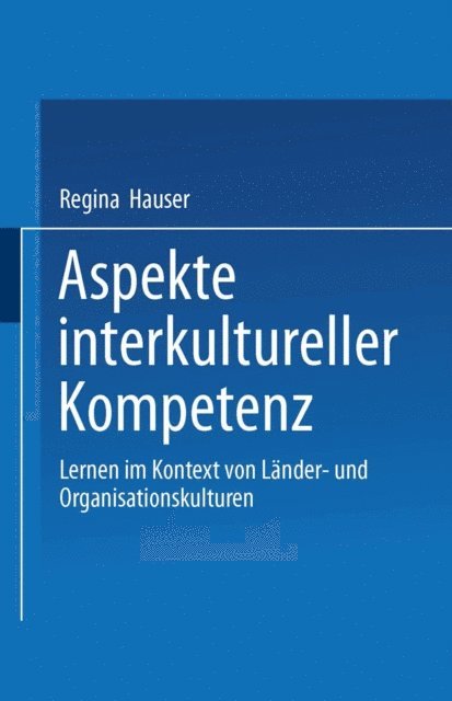 Regina Hauser - Aspekte interkultureller Kompetenz, E-bok