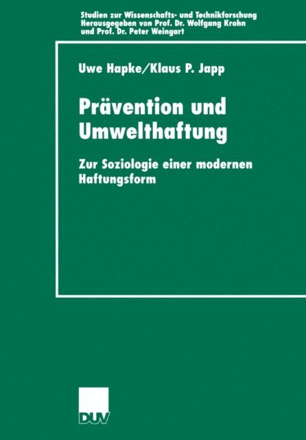 Klaus-Peter Japp, Uwe Hapke - Prävention und Umwelthaftung, E-bok