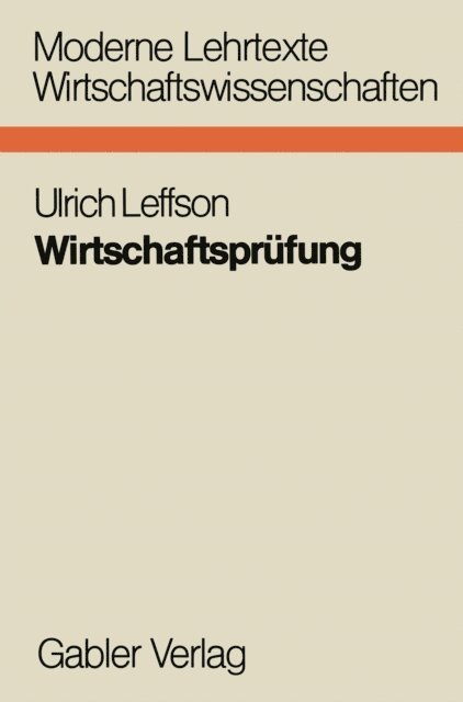 Leffson Ulrich - Wirtschaftsprüfung, E-bok