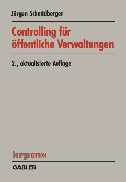 Jurgen Schmidberger - Controlling für öffentliche Verwaltungen, E-bok