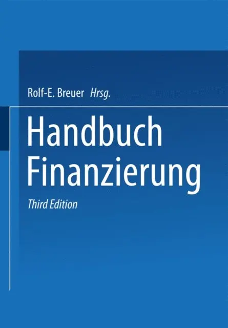 Rolf-E. Breuer - Handbuch Finanzierung, E-bok. Tillgänglighet: Lägg i varukorg