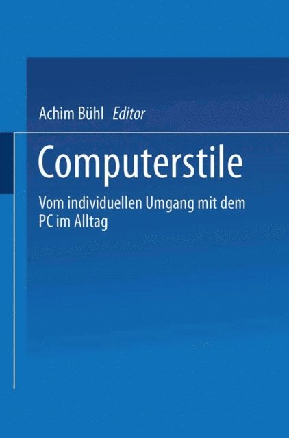 Achim Buhl - Computerstile, E-bok