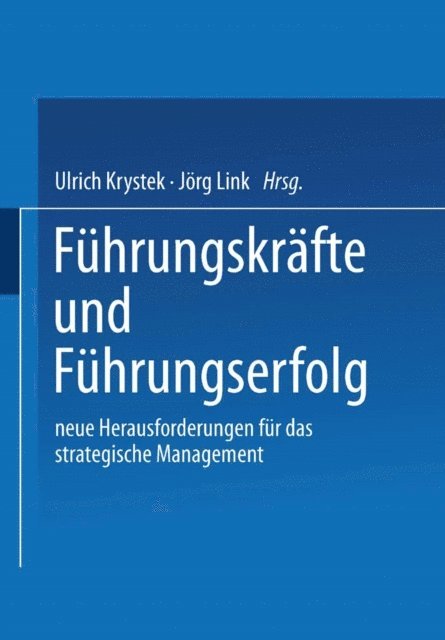 Jorg Link, Ulrich Krystek - Führungskräfte und Führungserfolg, E-bok