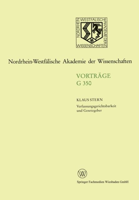 Klaus Stern - Verfassungsgerichtsbarkeit und Gesetzgeber, E-bok