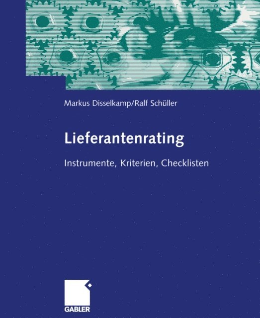 Rudolf Schuller, Marcus Disselkamp - Lieferantenrating, E-bok