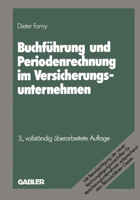 Dieter Farny - Buchführung und Periodenrechnung im Versicherungsunternehmen, E-bok