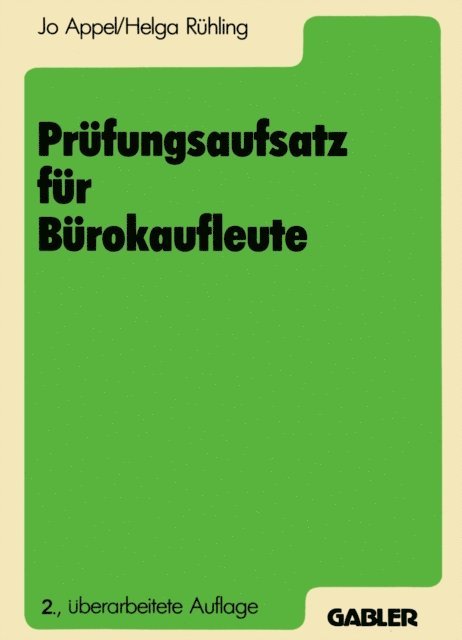 Jo Appel - Prüfungsaufsatz für Bürokaufleute, E-bok