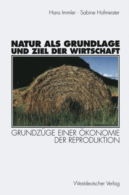 Sabine Hofmeister, Hans Immler - Natur als Grundlage und Ziel der Wirtschaft, E-bok
