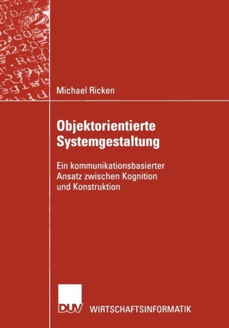 Michael Ricken - Objektorientierte Systemgestaltung, E-bok