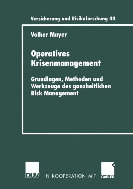 Volker Mayer - Operatives Krisenmanagement, E-bok