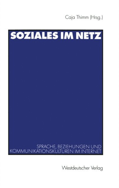 Caja Thimm - Soziales im Netz, E-bok