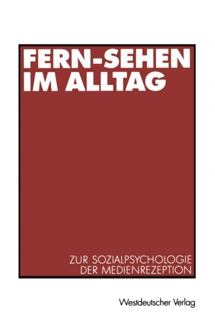 Ralph Wei - Fern-Sehen im Alltag, E-bok