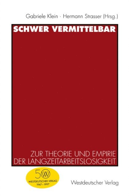 Hermann Strasser, Gabriele Klein - Schwer vermittelbar, E-bok