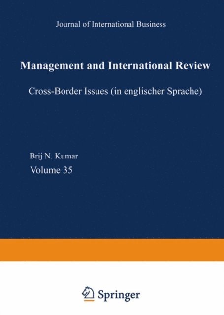 Brij N. Kumar - Euro-Asian Management and Business I, E-bok