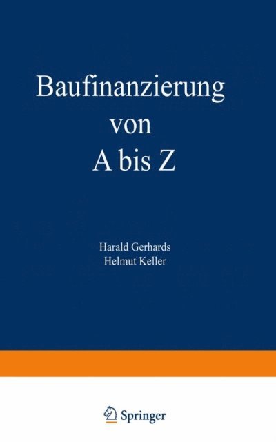 Harald Gerhards - Baufinanzierung von A bis Z, E-bok