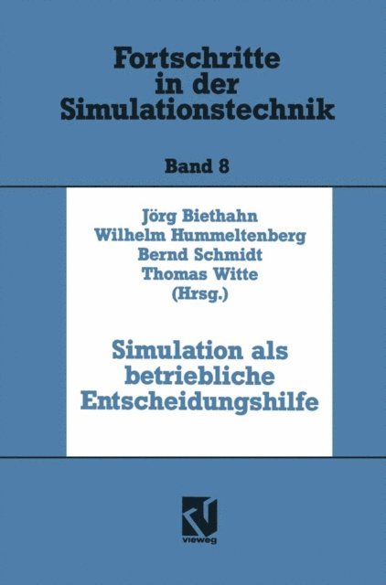 Jorg Biethahn - Simulation als betriebliche Entscheidungshilfe, E-bok