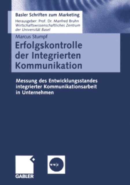 Markus Stumpf - Erfolgskontrolle der Integrierten Kommunikation, E-bok