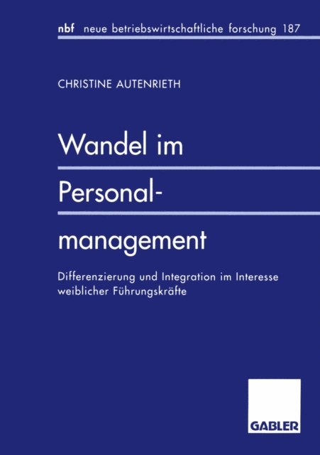 Christine Autenrieth - Wandel im Personalmanagement, E-bok