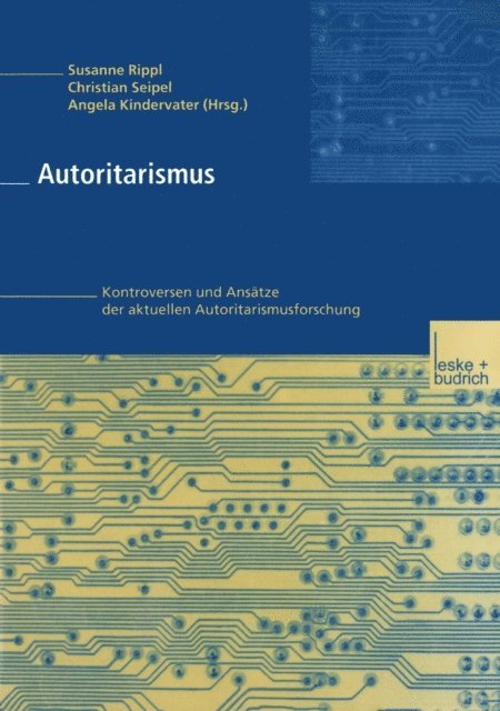 Susanne Rippl - Autoritarismus, E-bok