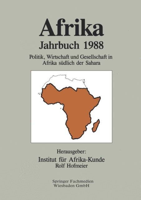 Rolf Hofmeier - Afrika Jahrbuch 1988, E-bok