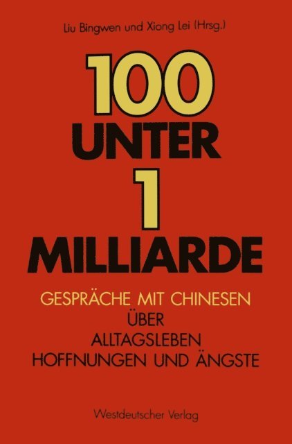 Lei Xiong - 100 unter 1 Milliarde, E-bok