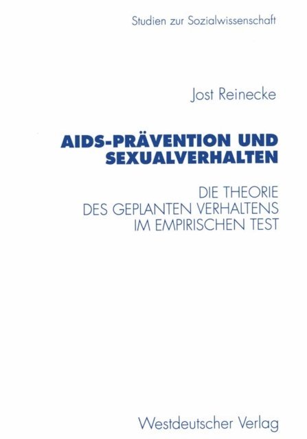 Jost Reinecke - AIDS-Prävention und Sexualverhalten, E-bok