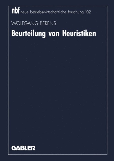 Wolfgang Berens - Beurteilung von Heuristiken, E-bok