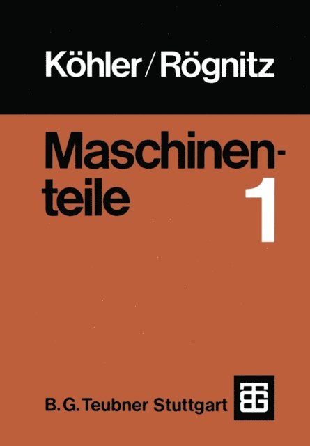 G. Kohler - Maschinenteile, E-bok