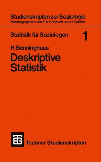 Hans Benninghaus - Statistik für Soziologen 1, E-bok