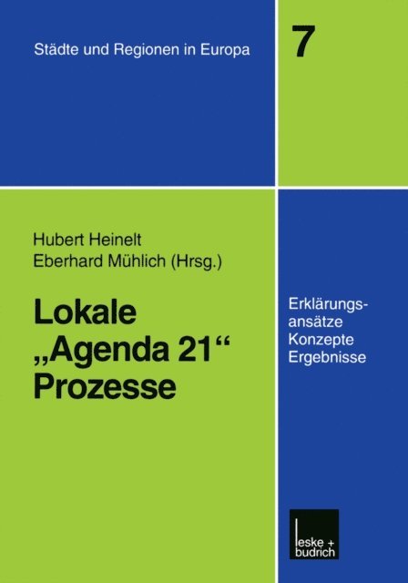 Eberhard Muhlich, Hubert Heinelt - Lokale „Agenda 21“-Prozesse, E-bok