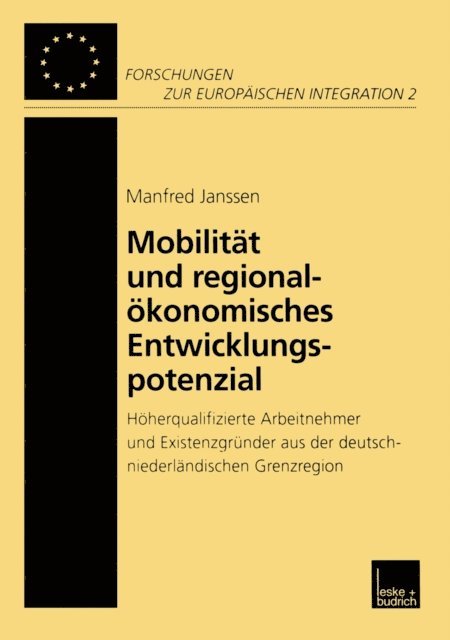 Manfred Janssen - Mobilität und regionalökonomisches Entwicklungspotenzial, E-bok
