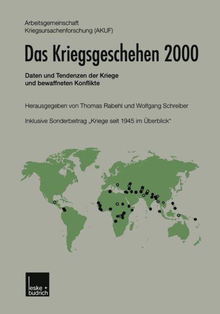 Wolfgang Schreiber, Thomas Rabehl - Das Kriegsgeschehen 2000, E-bok. Tillgänglighet: Lägg i varukorg