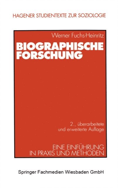 Werner Fuchs-Heinritz - Biographische Forschung, E-bok