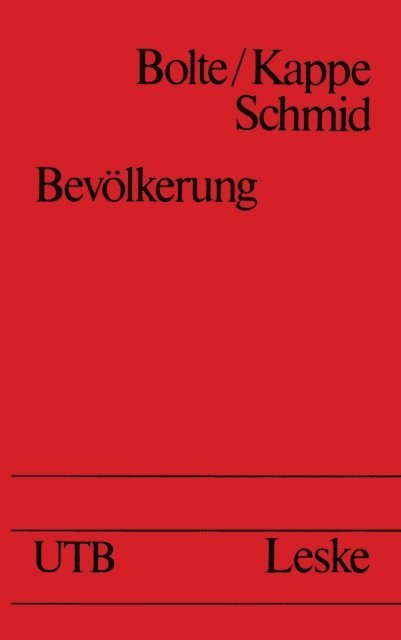 Dieter Kappe - Bevölkerung, E-bok