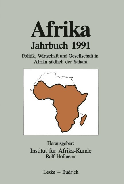 Institut fur Afrika-Kunde - Afrika Jahrbuch 1991, E-bok