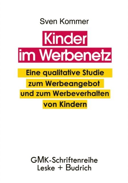 Sven Kommer - Kinder im Werbenetz, E-bok
