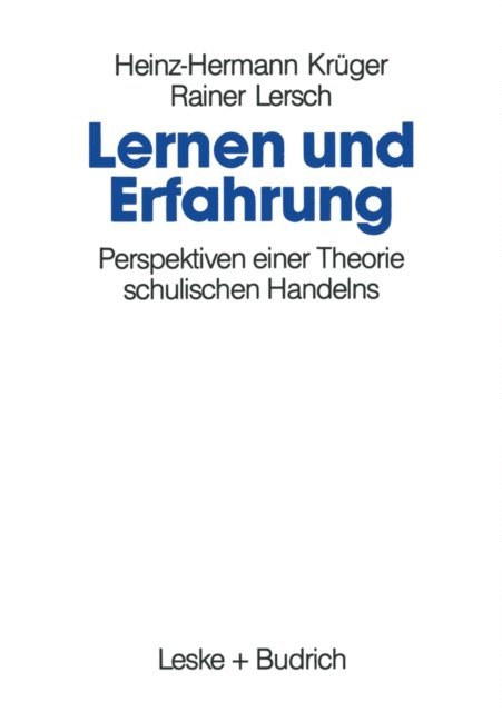 Rainer Lersch, Heinz-Hermann Kruger - Lernen und Erfahrung, E-bok