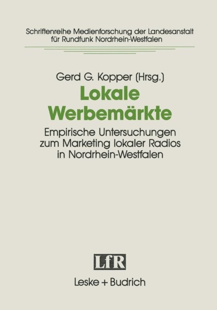 Gerd G. Kopper - Lokale Werbemärkte, E-bok