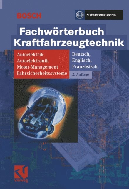 Robert Bosch GmbH - Fachwörterbuch Kraftfahrzeugtechnik, E-bok