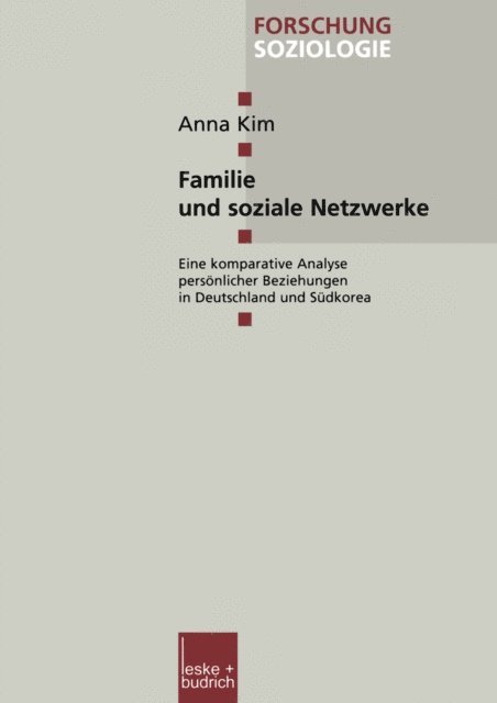 Anna Kim - Familie und soziale Netzwerke, E-bok