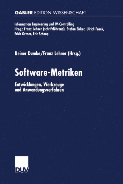 Franz Lehner, Reiner Dumke - Software-Metriken, E-bok