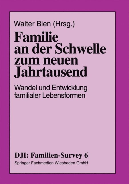 Walter Bien - Familie an der Schwelle zum neuen Jahrtausend, E-bok