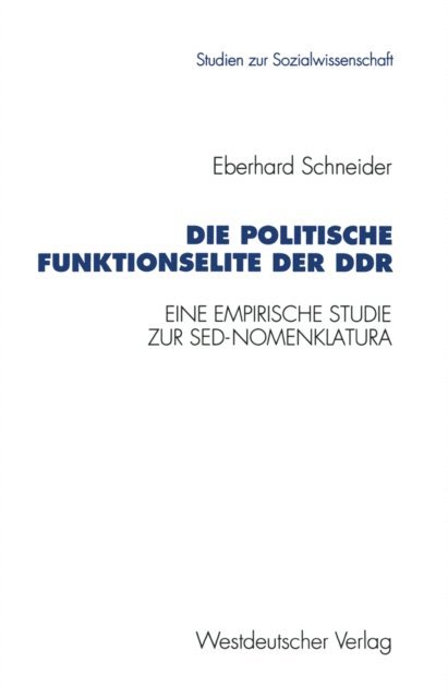 Die politische Funktionselite der DDR