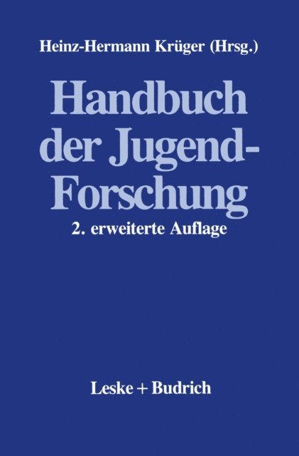Heinz-Hermann Kruger - Handbuch der Jugendforschung, E-bok