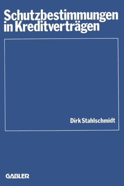 Dirk Stahlschmidt - Schutzbestimmungen in Kreditverträgen, E-bok